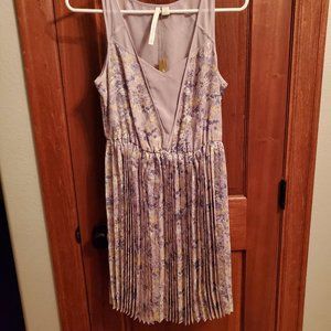 Purple floral Lauren Conrad dress - NWT size 4